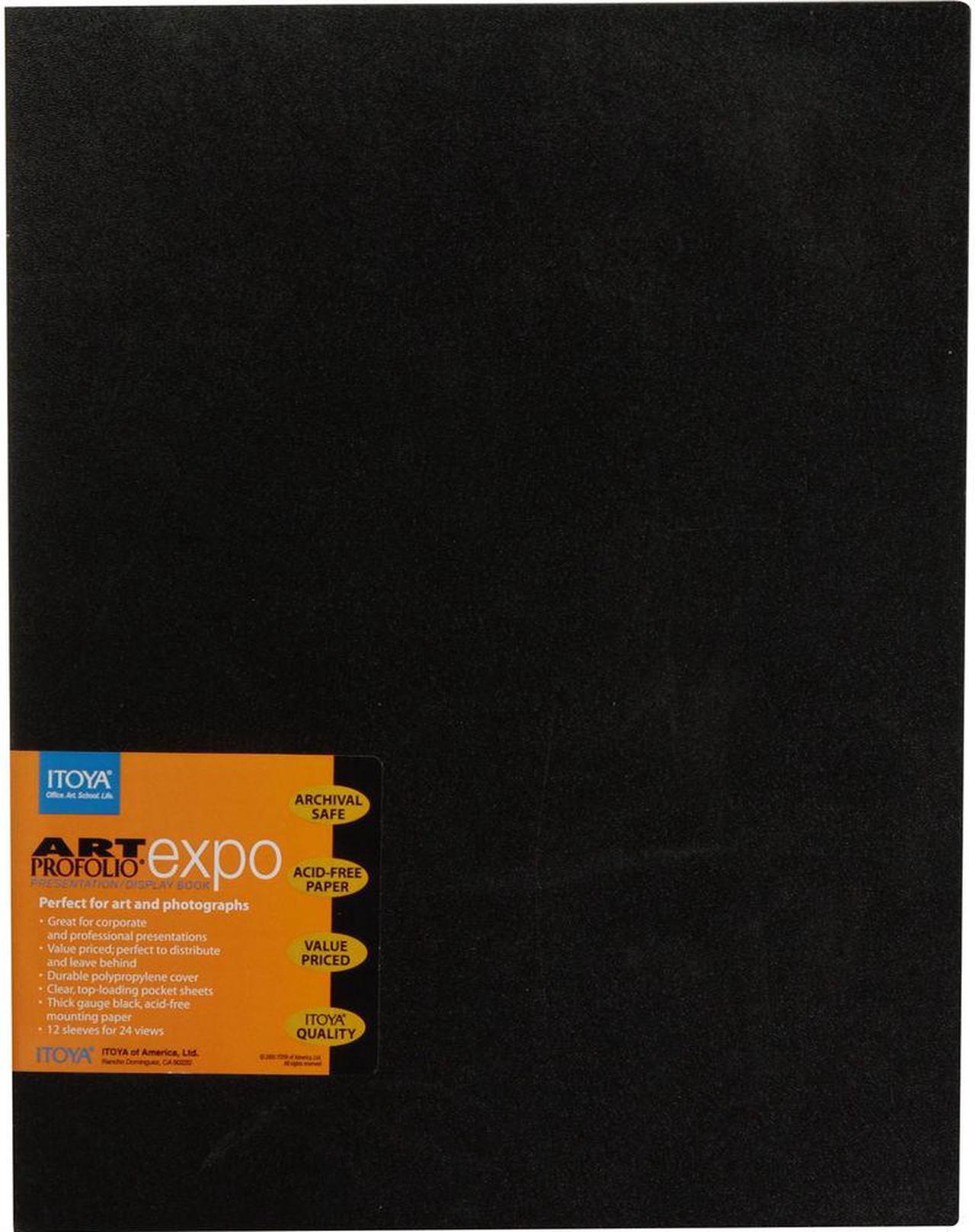 Alt view image 6 of 10 - Itoya XP-12-11 Art Profolio Expo (11x14", 12 Pages for 24 Views, Black)
