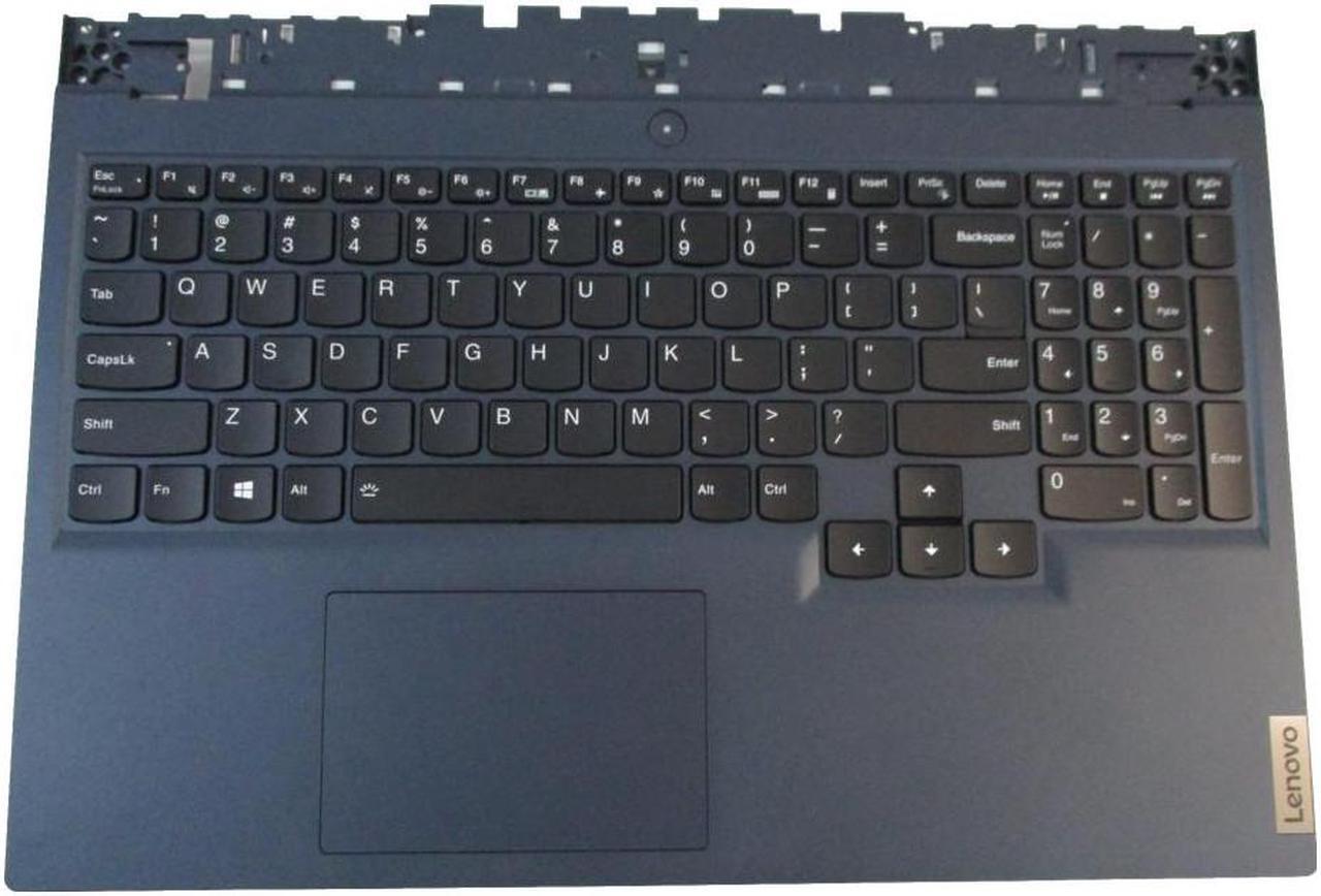 Main image of Lenovo Legion 5-15ACH6 Palmrest w/ White Backlit Keyboard & Touchpad 5CB1C93064