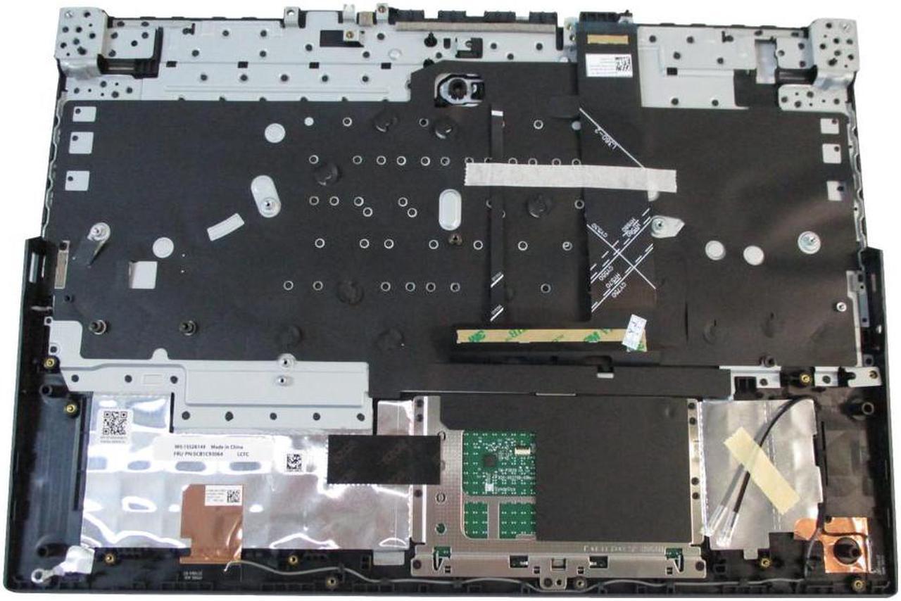 Alt view image 2 of 2 - Lenovo Legion 5-15ACH6 Palmrest w/ White Backlit Keyboard & Touchpad 5CB1C93064