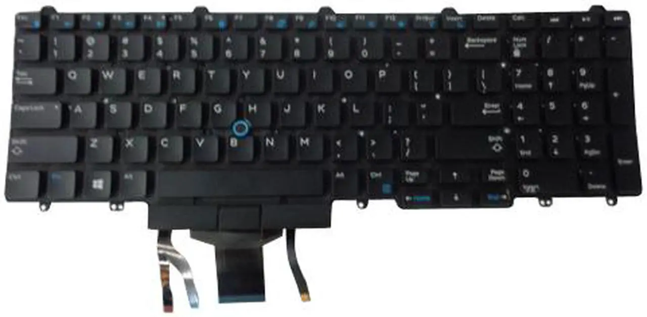 Main image of Backlit Keyboard w/ Pointer & Buttons for Dell Latitude 5580 5590 5591 E5550 E5570 Precision 3510 3520 3530 7510 7520 7710 7720 Laptops - Replaces 383D7