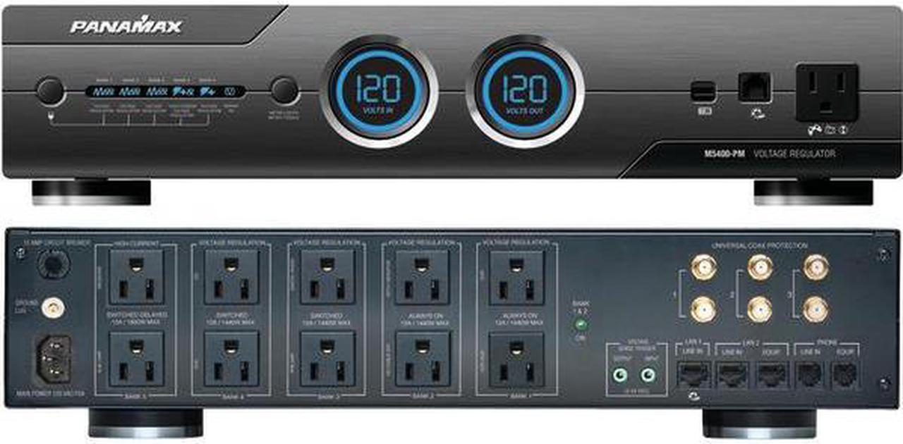 Alt view image 4 of 4 - Panamax M5400-PM 11-Outlet Home Theater Power Conditioner