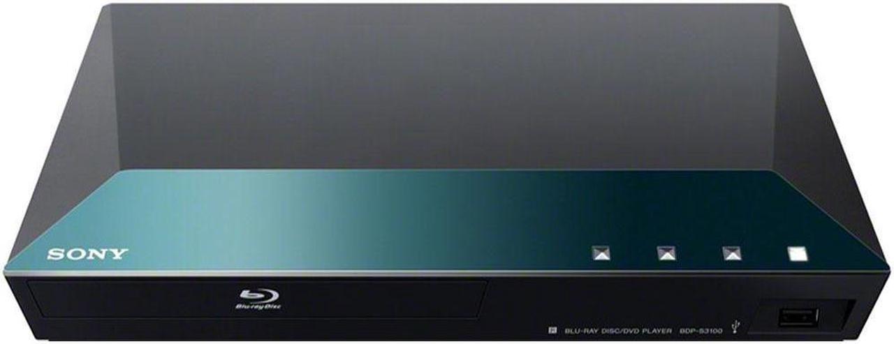 Alt view image 2 of 3 - Sony BDP-S3100 Tabletop Smart Blu-ray Disc Player - Wi-Fi - Upconverting - Black