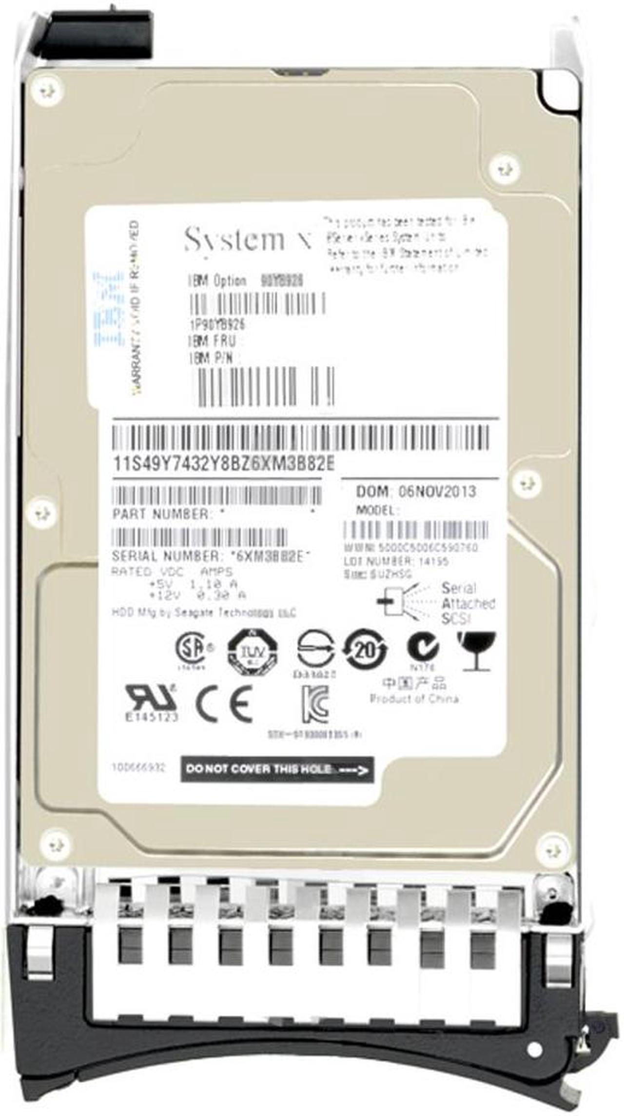 Alt view image 2 of 4 - IBM 90Y8930 146 GB Hard Drive - 2.5" Internal - SAS (6Gb/s SAS)
