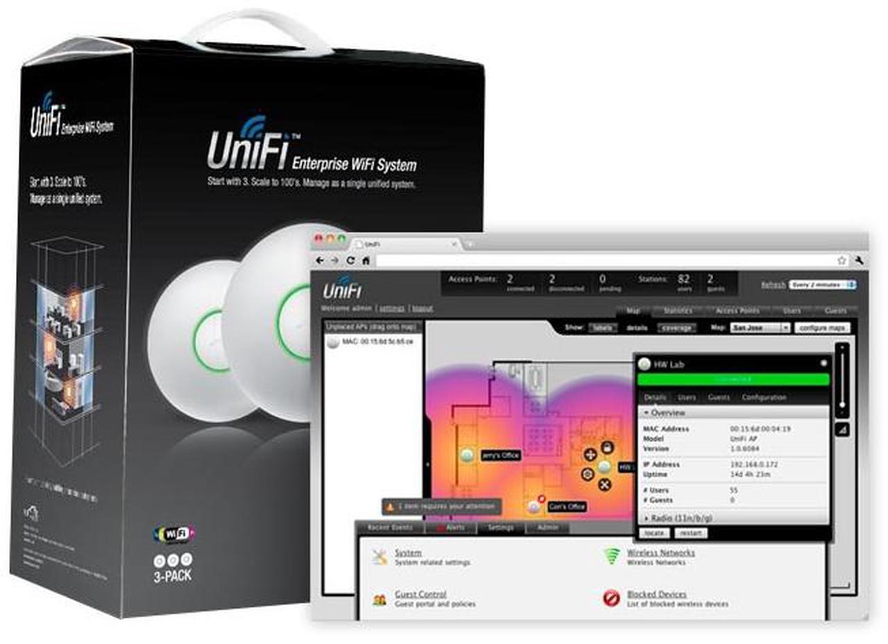 Alt view image 6 of 7 - Ubiquiti UAP-LR-3, UniFi AP Long Range 3 Pack, UniFi AP-LR 3-Pack PoE 300 Mbps