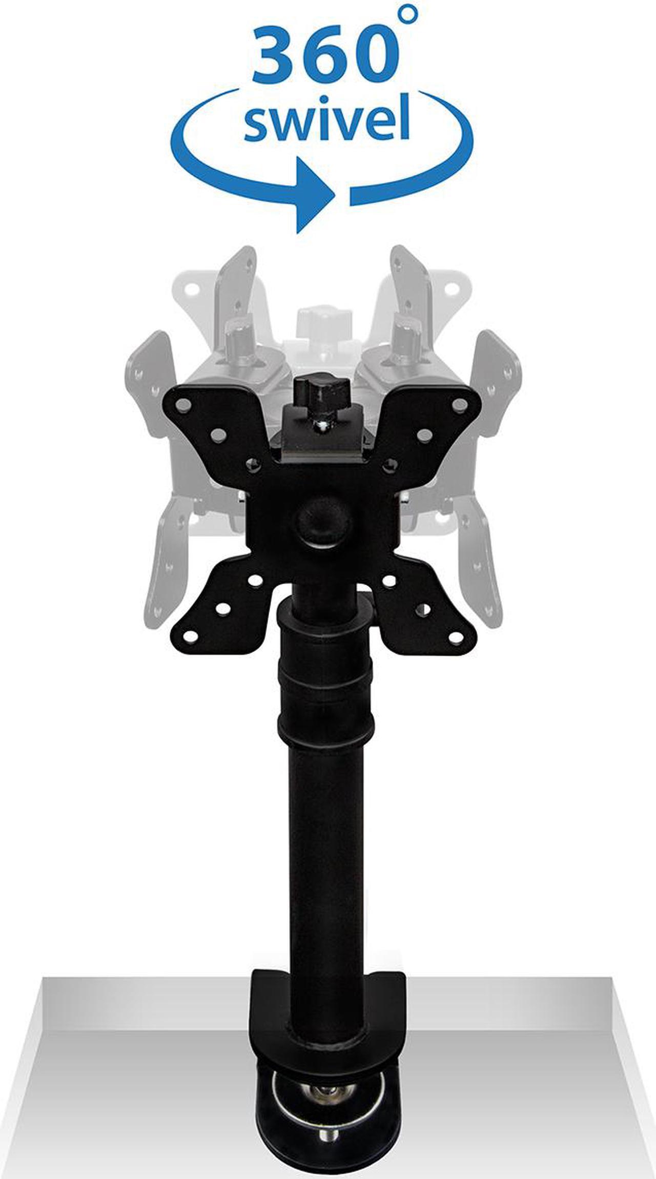 Alt view image 4 of 13 - Mount-It! Vertical Monitor Desk Stand | Height Adjustable | Fits 19-30 Inch Computer Screens
