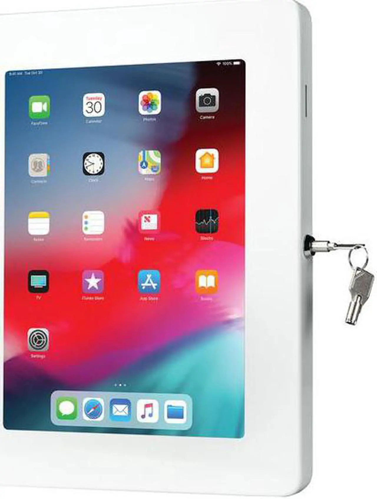 Alt view image 9 of 18 - Cta Digital Wall Mount For Ipad Ipad Pro Ipad Air Tablet - White
