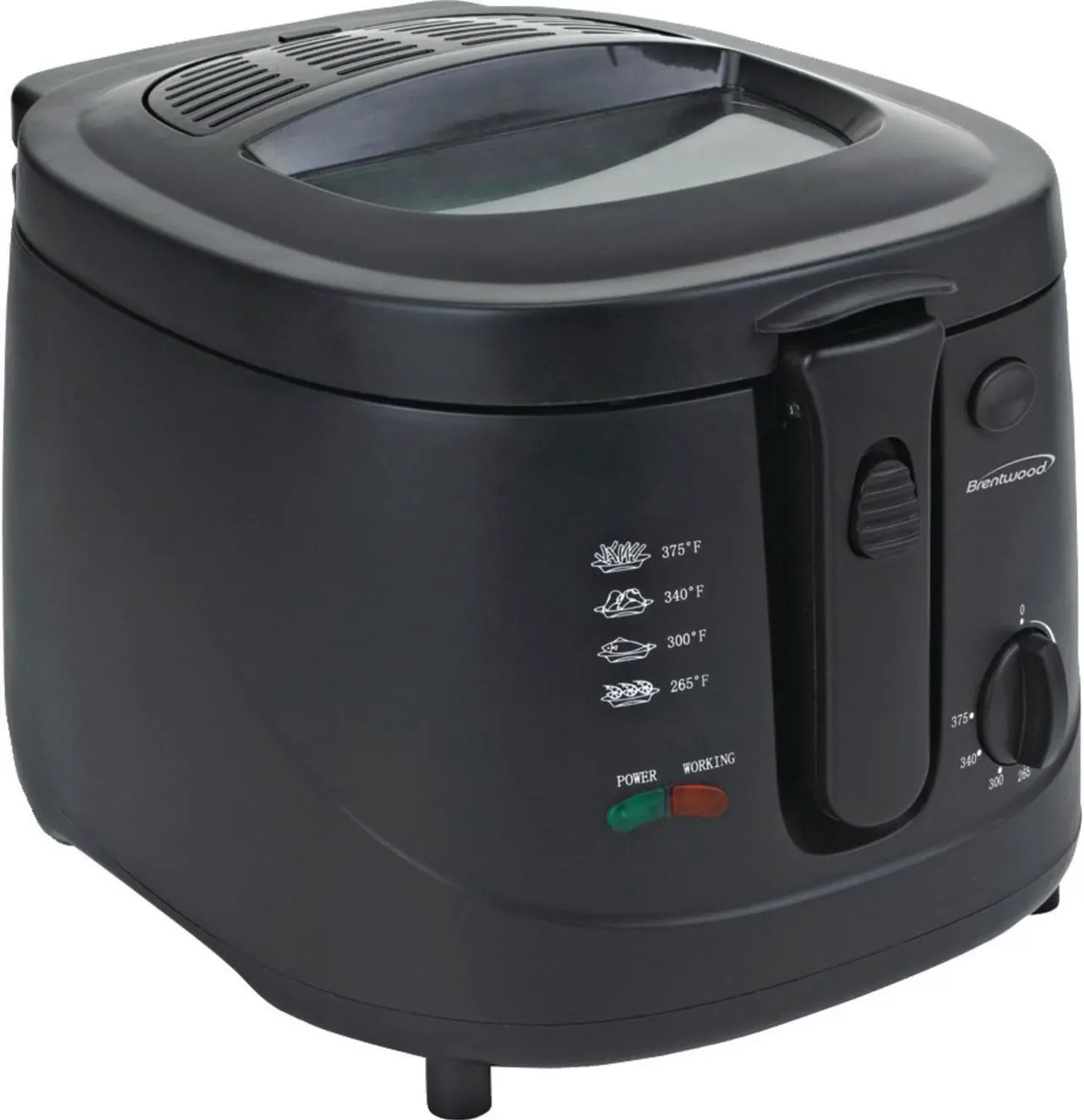 Alt view image 10 of 10 - Brentwood DF-725 2.5 Liter Deep Fryer