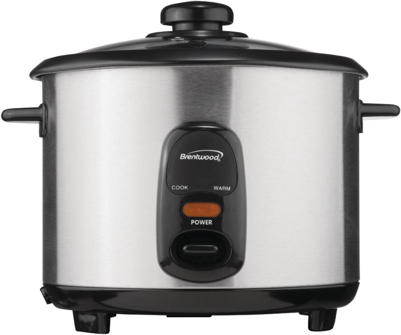 Alt view image 4 of 11 - Brentwood Appliances TS-20 10-Cup Uncooked/20-Cup Cooked Rice Cooker, Stainless Steel