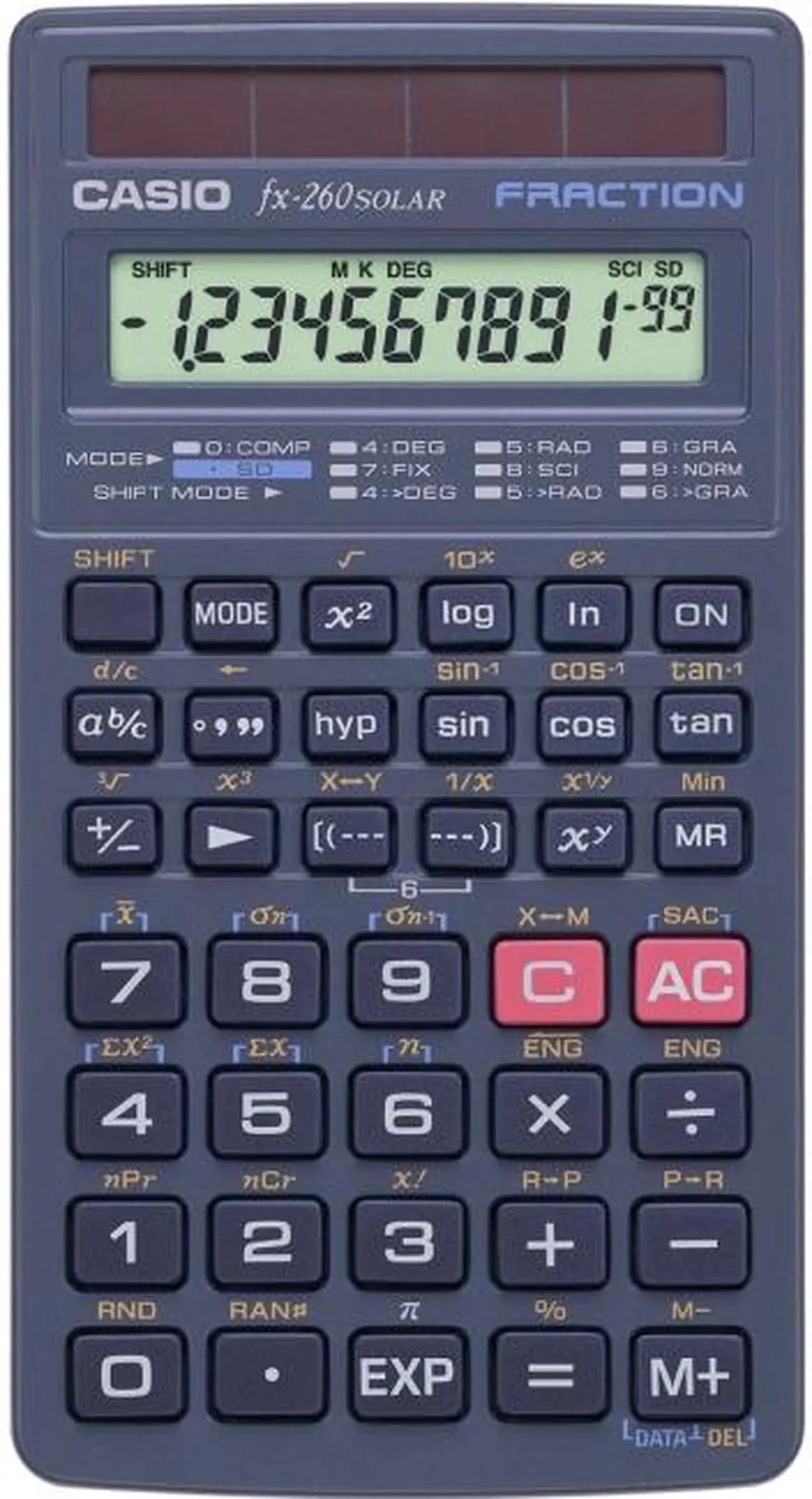 Main image of CASIO COMPUTER CO., LTD FX-260SOLAR SCIENTIFIC CALCULATOR FX-260SLR-PK