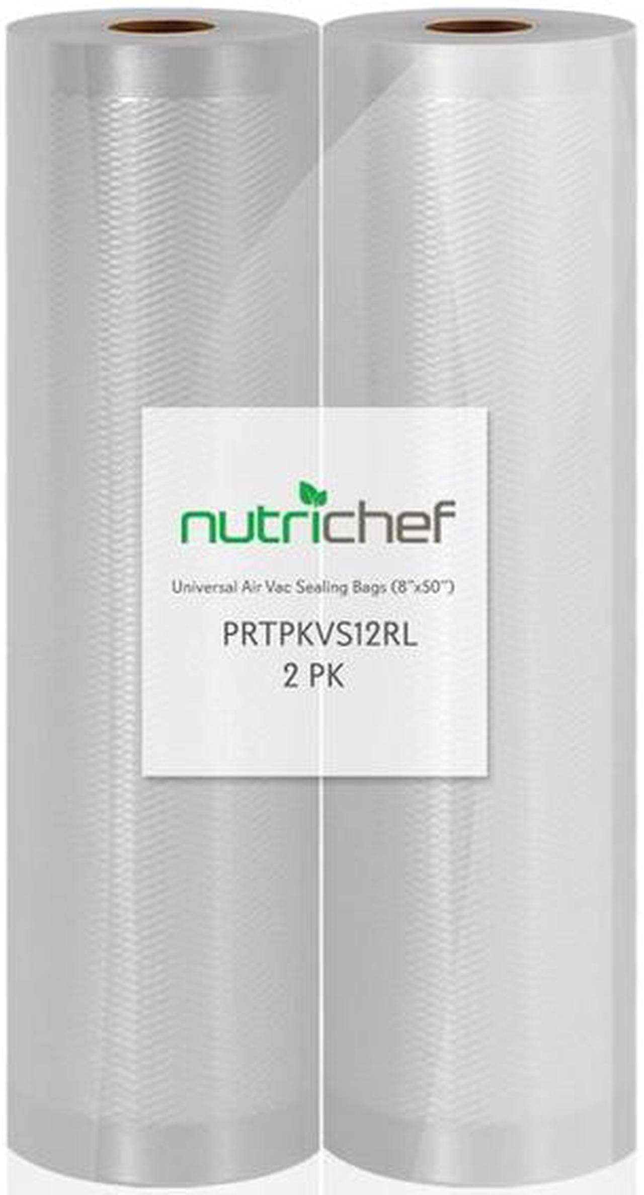 Main image of NutriChef PRTPKVS12RL Universal 8-Inch Vacuum Sealer Bags (100 Feet)