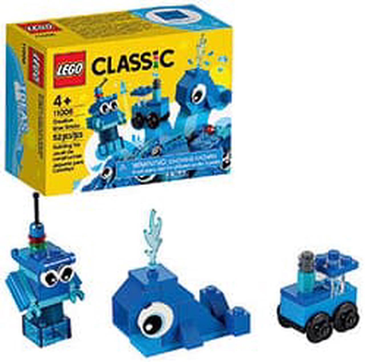 Alt view image 4 of 5 - LEGO Classic Creative Blue Bricks 11006 (52 Pieces)