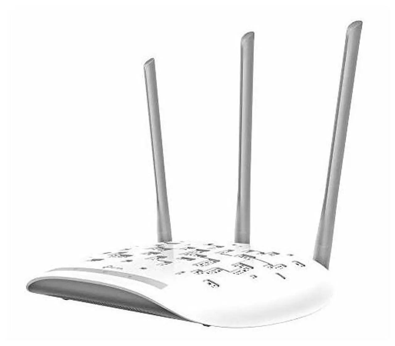 Alt view image 8 of 17 - TP-Link Wireless Access Point TL-WA901N | 2.4Ghz N450 Desktop WiFi Bridge | Supports AP/Multi-SSID/Client/RE Mode | 3 Fixed Antennas | Passive PoE w/ Free PoE Injector