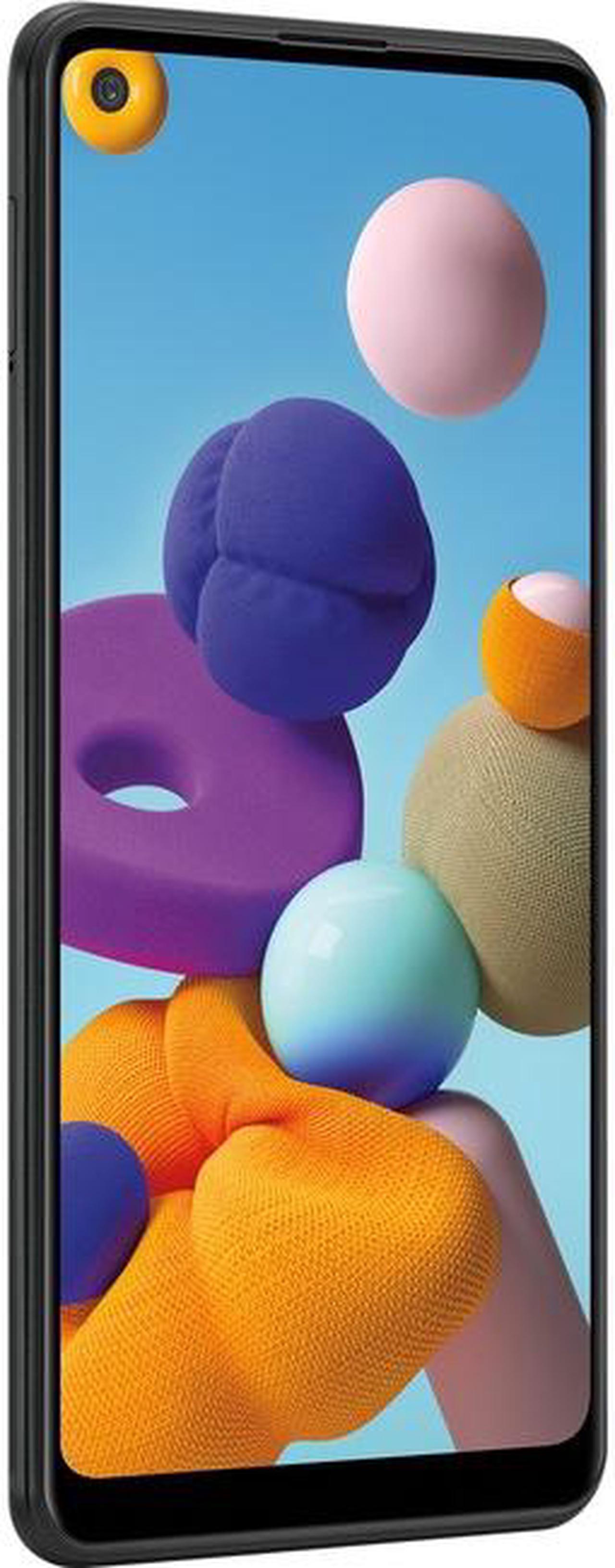Main image of Samsung Galaxy A21 Factory Unlocked Android Cell Phone, US Version Smartphone, 32GB Storage, Long-Lasting Battery, 6.5" Infinity Display, Quad Camera, Black