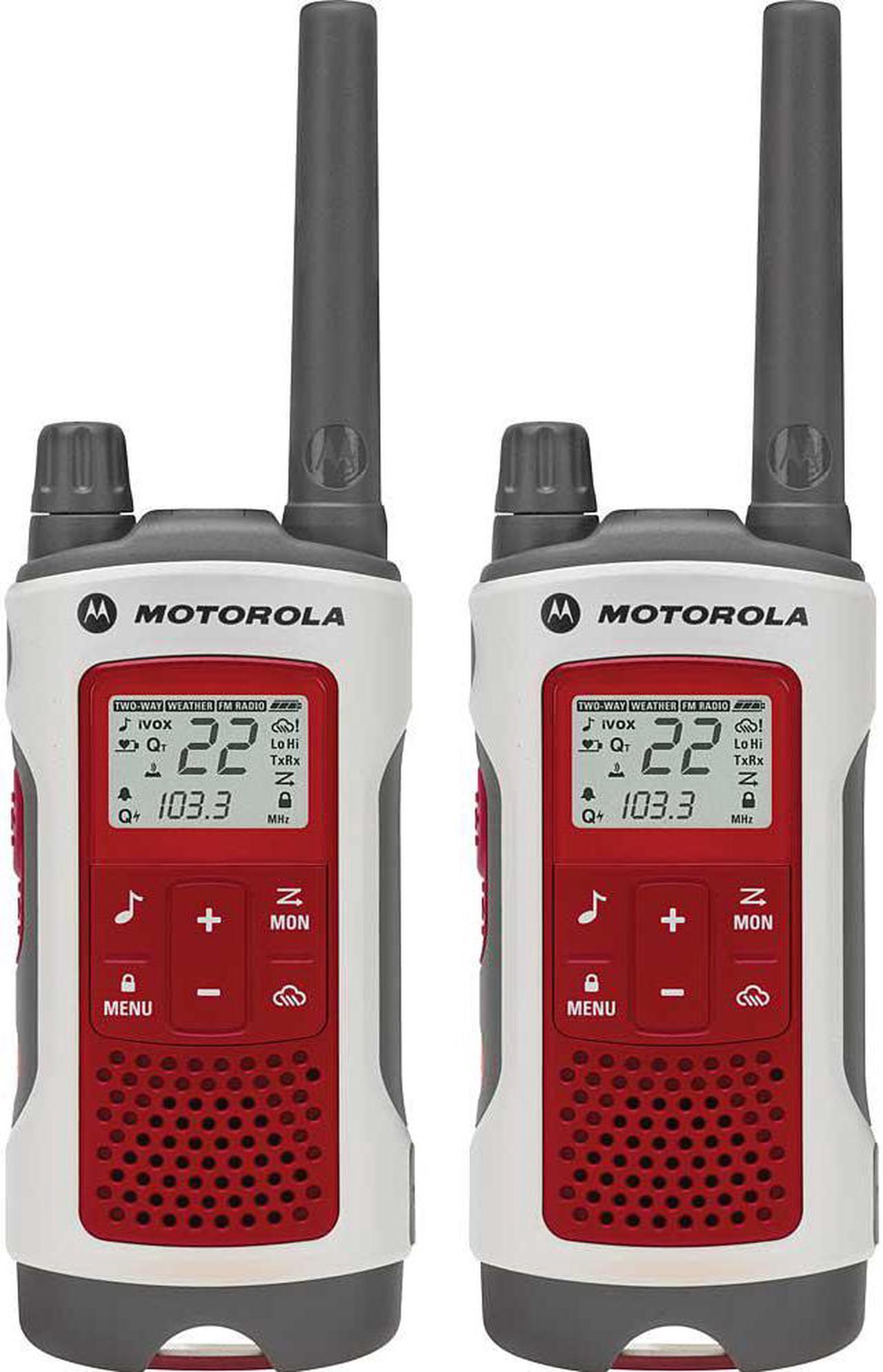 Motorola T482 Rechargeable Emergency Preparedness Two-Way Radios (Dual Pack)