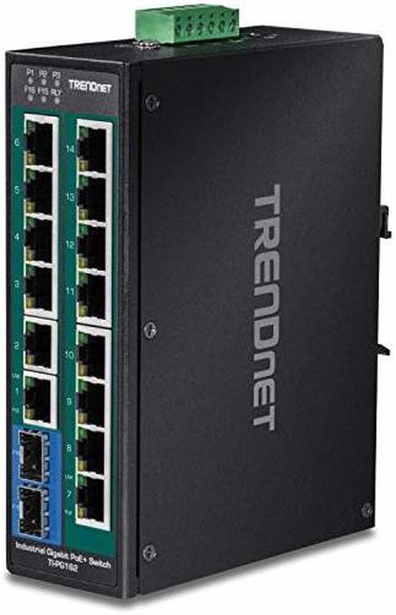 Main image of TRENDNET - BUSINESS CLASS TI-PG162 14PORT GIGABIT POE+ INDUSTRIAL