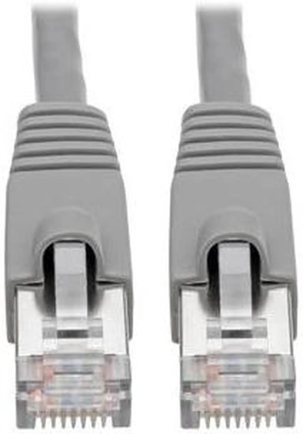 Alt view image 13 of 20 - Tripp Lite N262-010-GY Cat6A 10G-Certified Snagless Shielded Stp Network Patch Cable (Rj45 M/M) , Poe, Gray, 10 Ft. - Patch Cable (Dte) - Rj-45 (M) To Rj-45 (M) - 10 Ft - Stp - Cat 6A - Ieee 802.3Af
