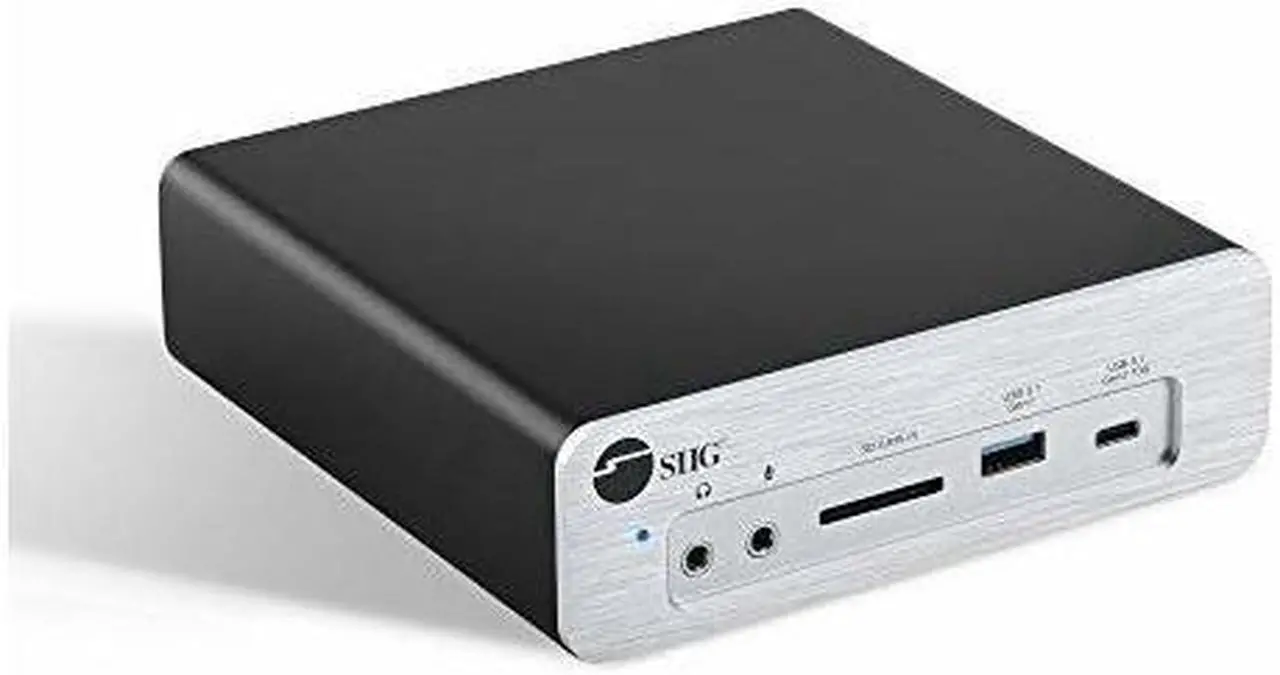 Alt view image 7 of 19 - SIIG AC JUDK0K11S1 Thunderbolt3 DP14 Docking Station w Dual M2 NVMe SSDPD