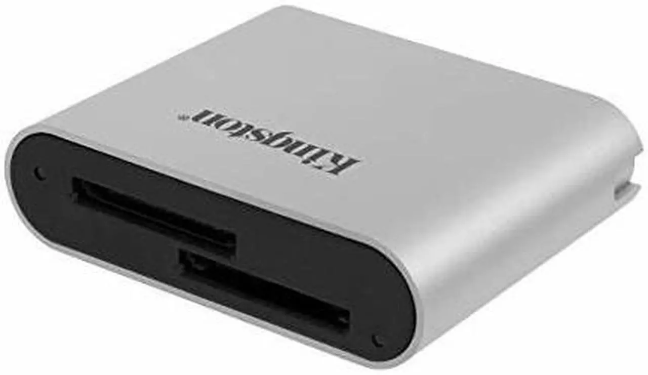 Alt view image 3 of 16 - Kingston USB3.2 Gen1 Workflow Dual-Slot SDHC/SDXC UHS-II Card Reader WFSSD