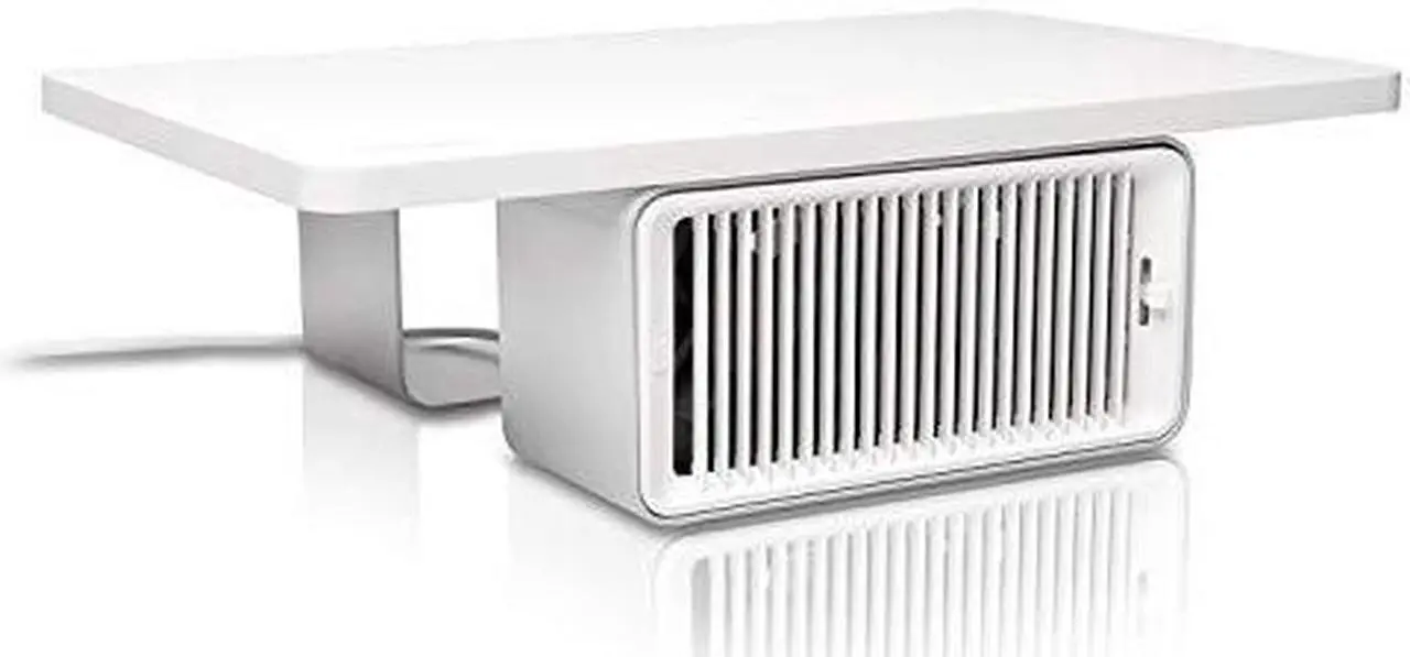 Alt view image 4 of 16 - Kensington CoolView Wellness Monitor Stand with Desk Fan K55855WW