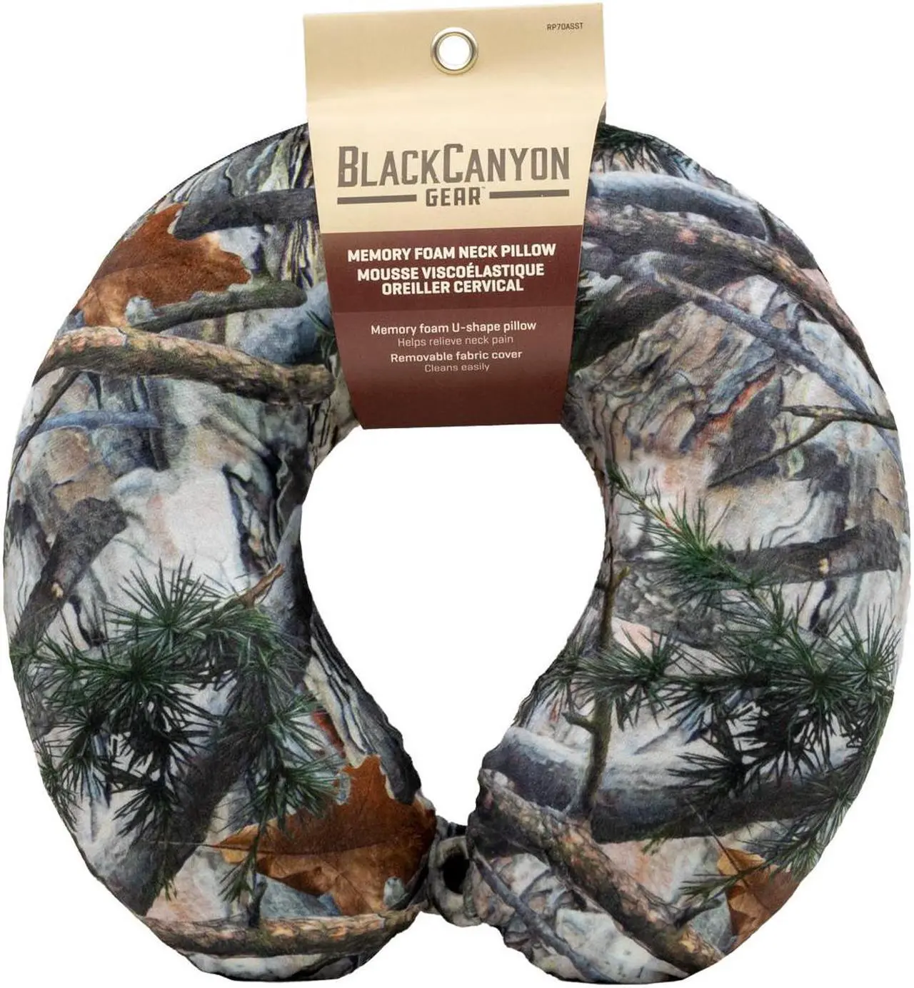 Alt view image 6 of 10 - BLACKCANYON OUTFITTERS R RP70ASST BCO PRINT MEMORY FOAM NECK PILLOW ASST