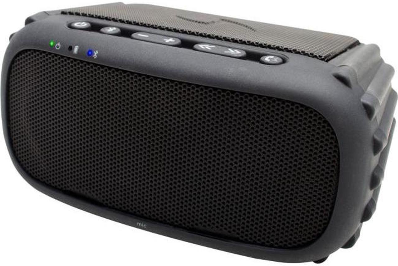 Alt view image 9 of 16 - GRACE EGRX601BLK ECOROX Portable Mountable Waterproof Bluetooth Speaker