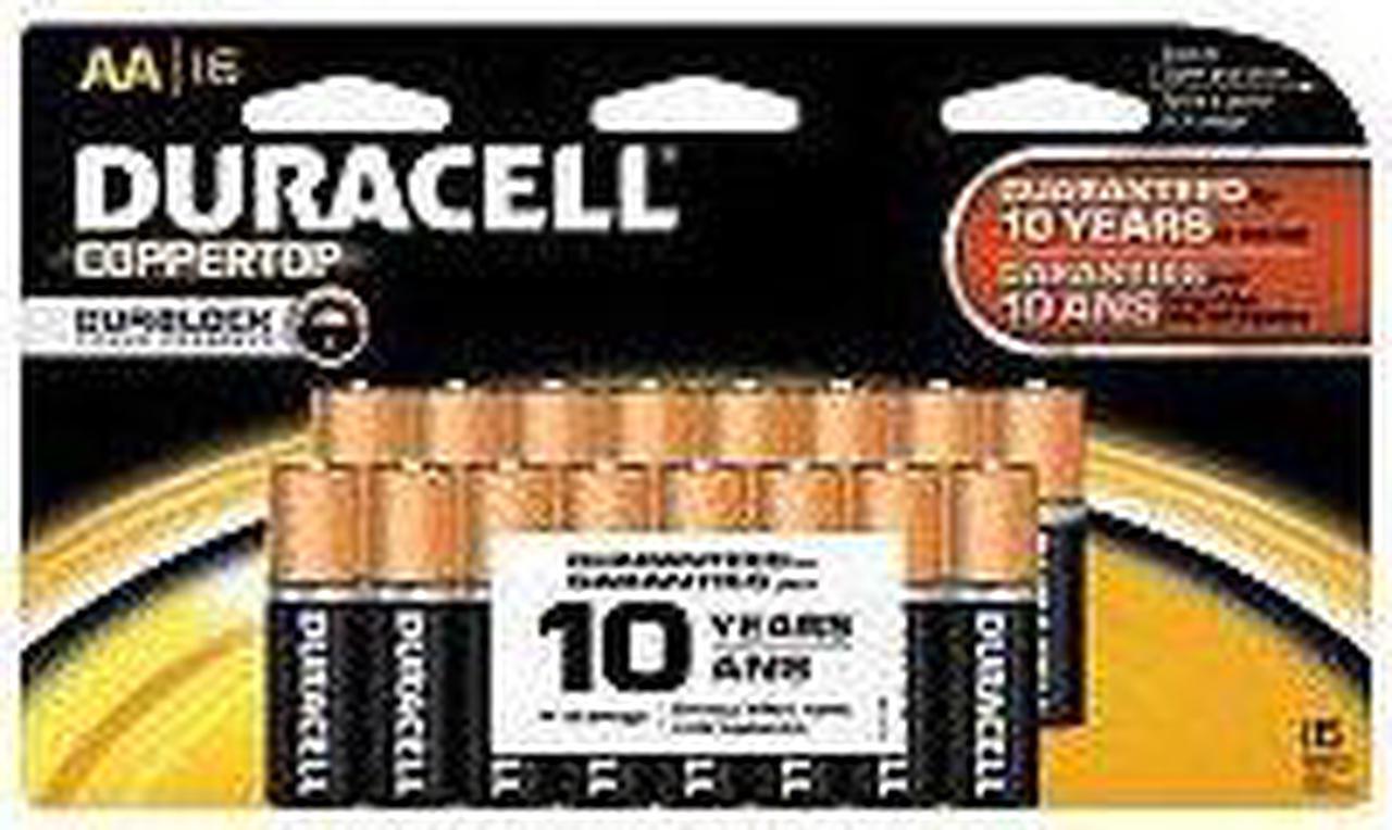 Alt view image 3 of 20 - Duracell Coppertop 1.5V AA Alkaline Battery, 16-pack