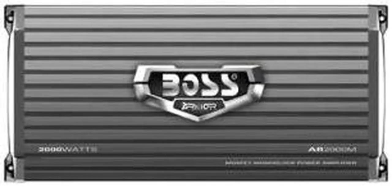 Alt view image 6 of 20 - Boss Armor AR2000M 2000 Watt Monoblock A/B Amplifier Car Audio Amp & Bass Remote