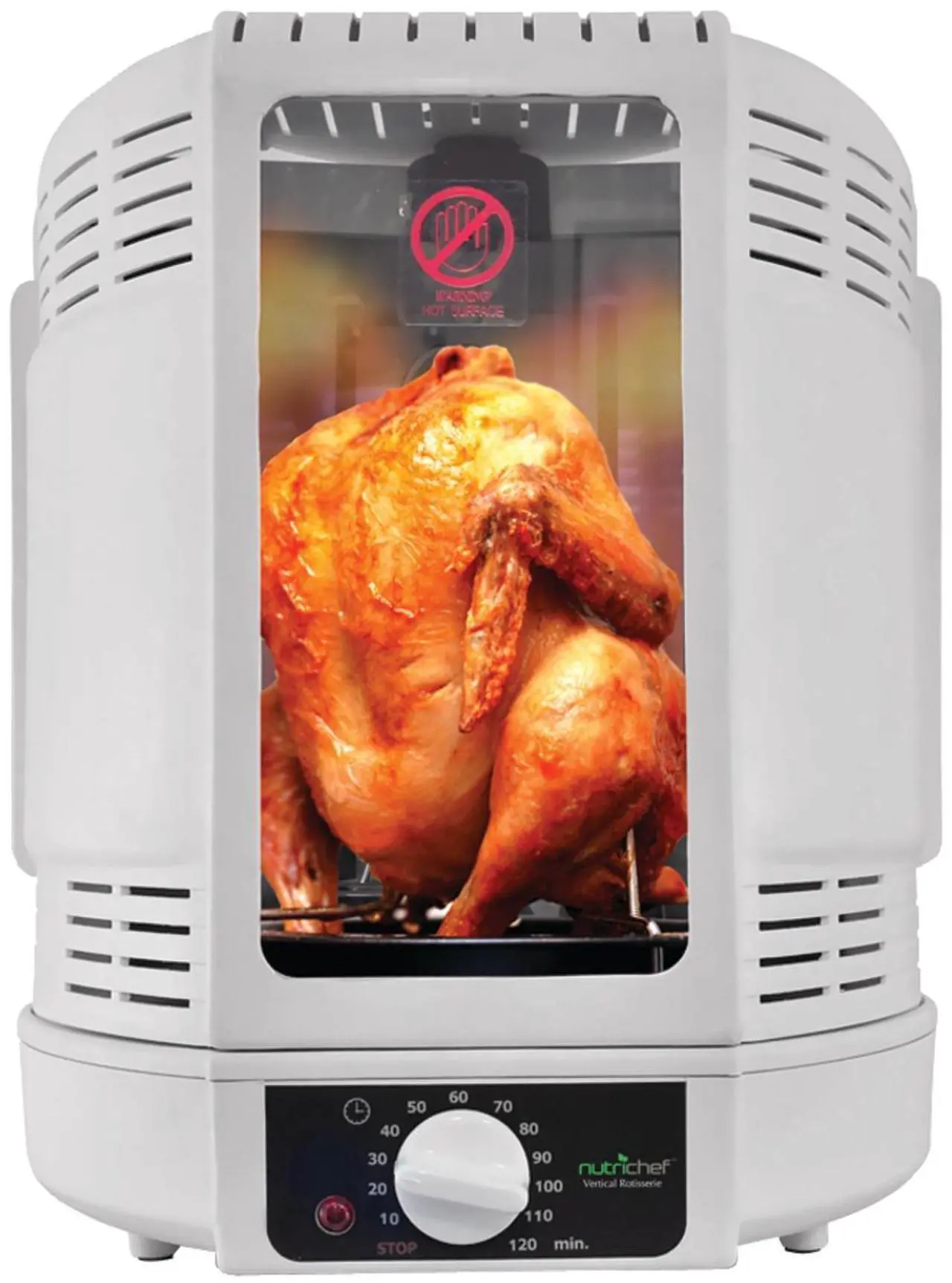 Vertical Rotisserie Oven - Fat-Reducing Dual Heating - Thumbnail 4