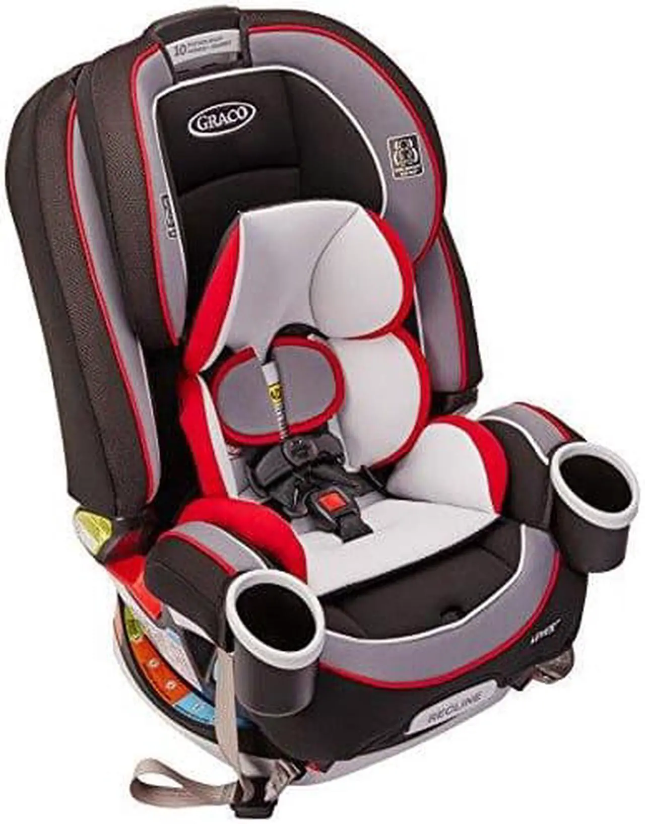 Alt view image 4 of 10 - Graco 4Ever All in One Car Seat Cougar All in 1 Car Seat