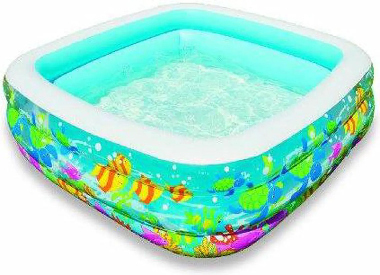 Alt view image 8 of 12 - Intex 57471EP Clearview Aquarium Clear Inflatable Swimming Pool