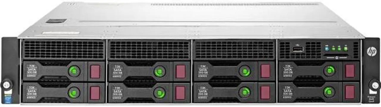 Alt view image 2 of 6 - HP ProLiant DL80 G9 Rack Server System Intel Xeon E5-2620 v4 2.10 GHz 8GB No Hard Drive 840616-S01
