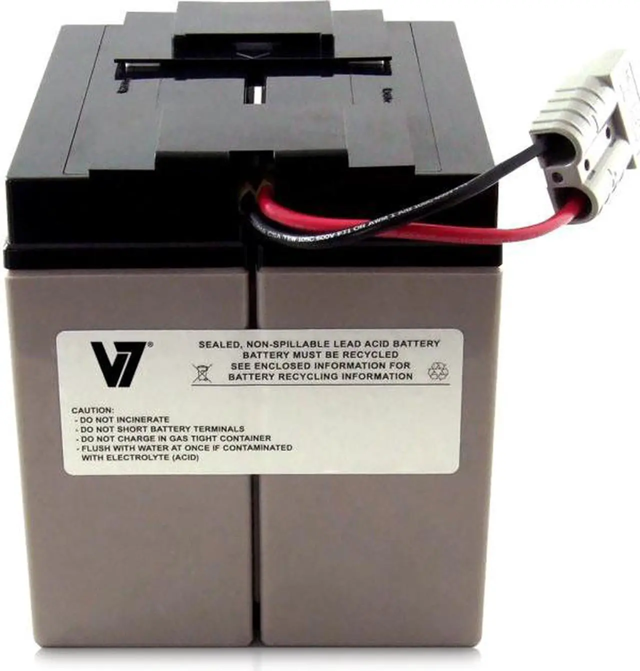 Alt view image 2 of 9 - V7 RBC7-V7 UPS Replacement Battery for APC