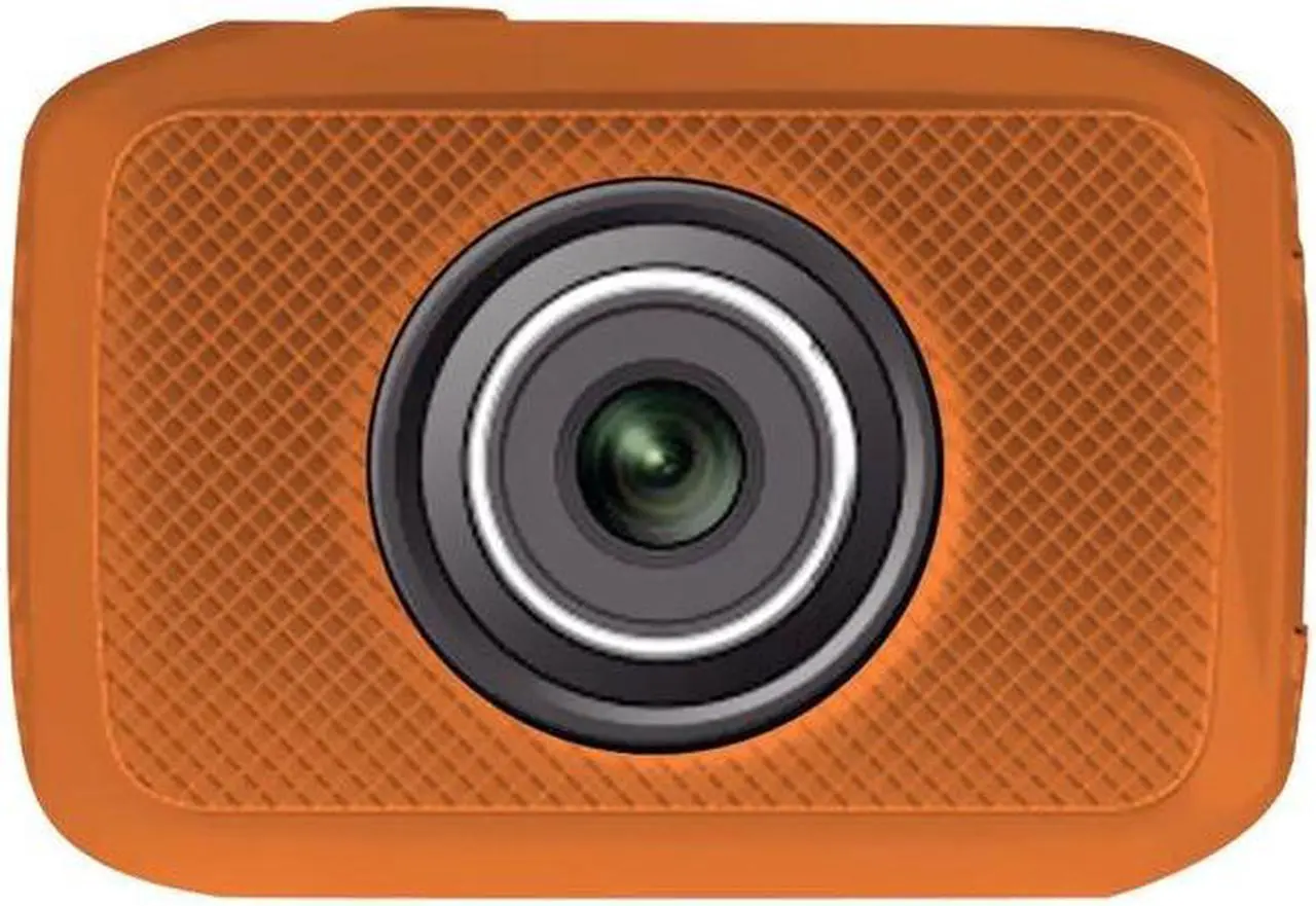 Alt view image 15 of 18 - Pyle - High-Definition Sport Action Camera with 720p Wide-Angle Camcorder, 5.0 MP Camera, 2-Inch Touch Screen (Orange Color)