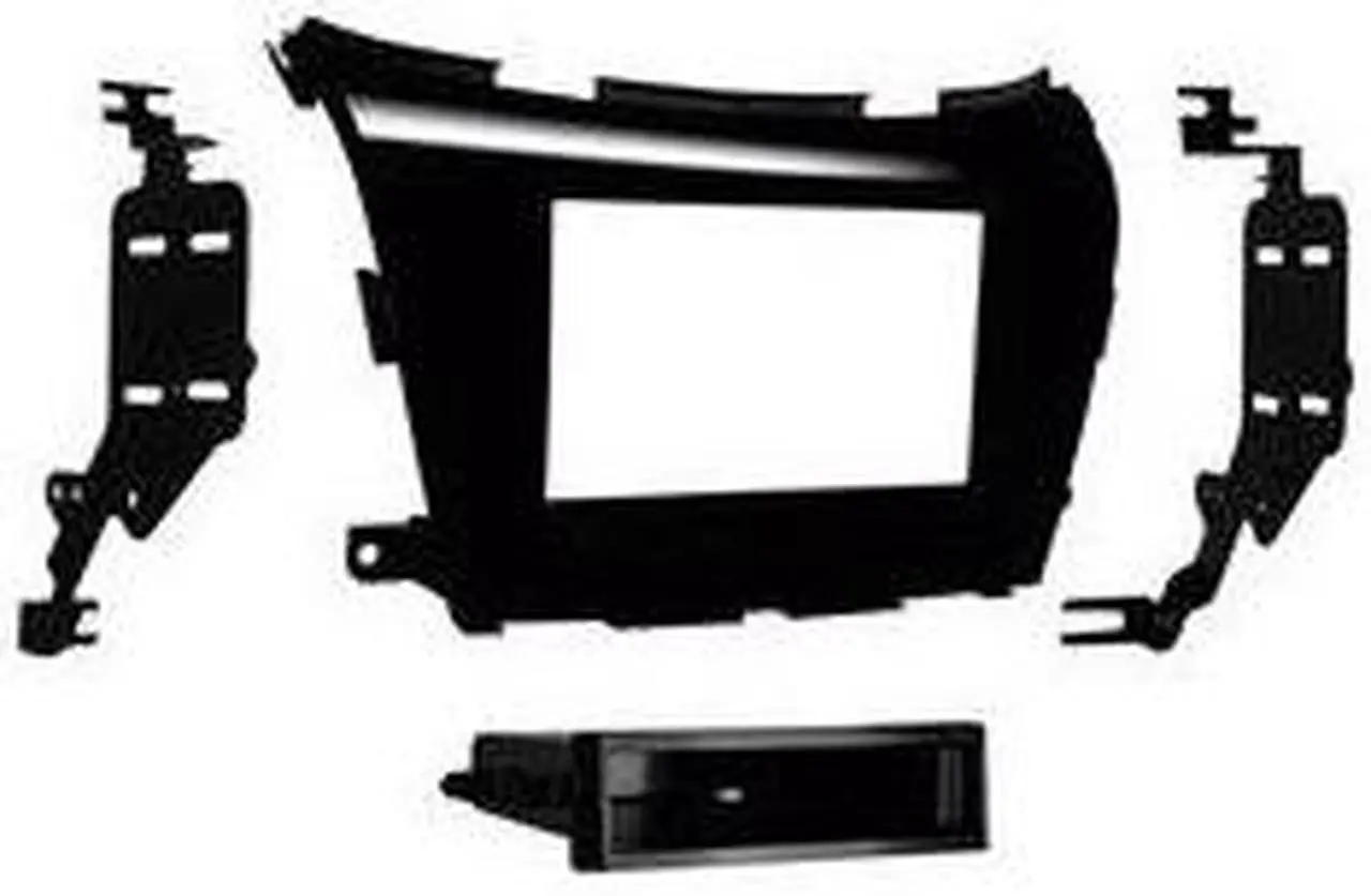 Alt view image 3 of 3 - Metra 99-7628BHG Single DIN Stereo Install Dash Kit for 2015-up Nissan Murano