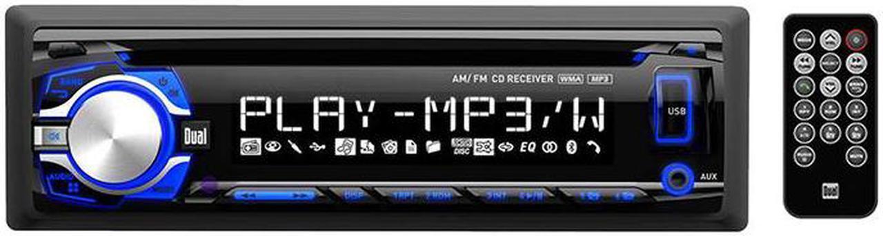 Main image of DUAL XDM260 Dual CD/MP3 Player with Charging USB 3.5mm AUX and 3.7 LCD