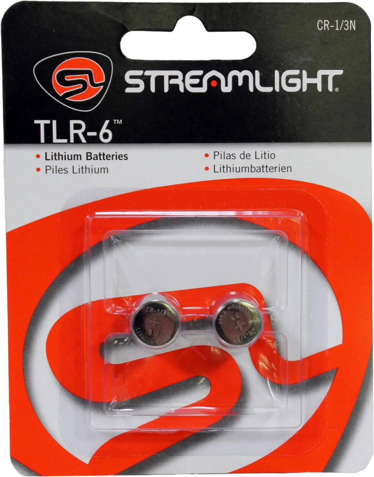 Main image of STREAMLIGHT 69271 STREAMLIGHT 69271 CR 1/3N Lithium Batteries - 2 pk - TLR-6