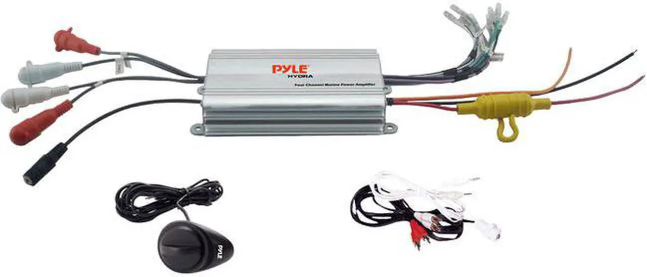 Alt view image 2 of 4 - PYLE PLMRMP3A Pyle Marine 4CH MP3/IPod Marine Power Amp - Silver finish