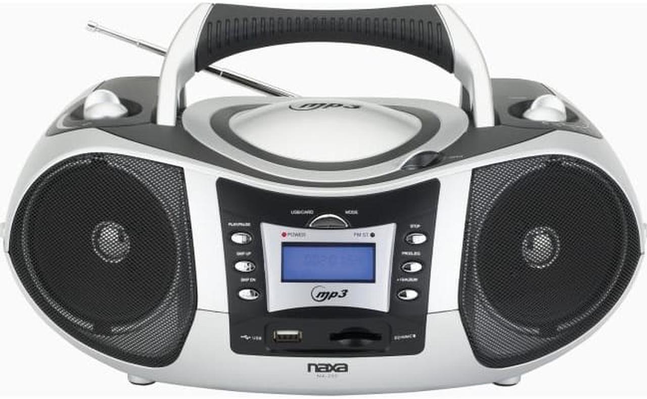 Alt view image 3 of 3 - NEW Naxa NPB-250 Portable CD MP3 Player Stereo USB SD Card