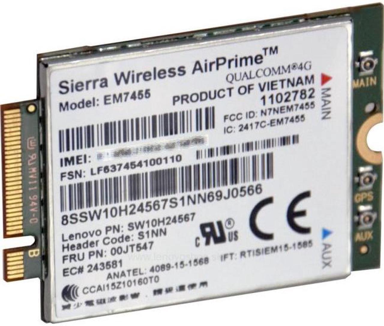 Alt view image 2 of 20 - THINKPAD EM7455 4G LTE