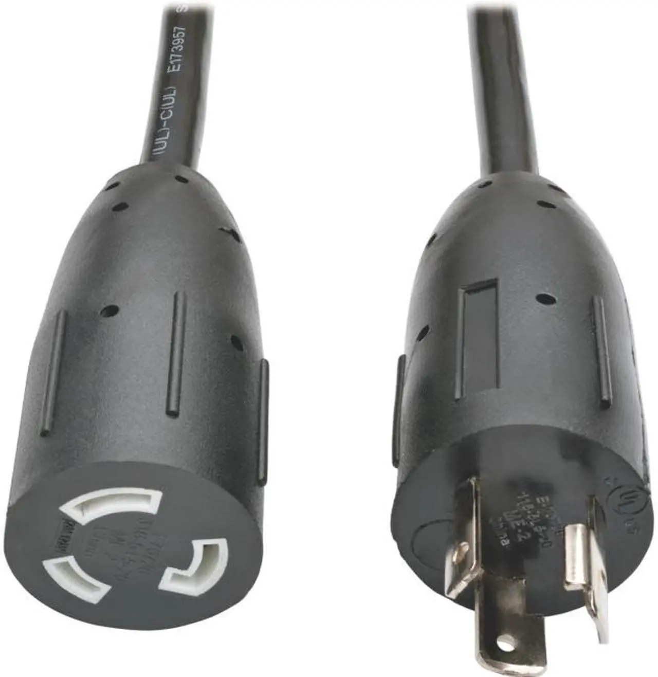 Main image of Tripp Lite Model P046-015-LL 15 ft. Heavy-Duty Power Extension Cord, 20A, 12AWG (NEMA L5-20P to NEMA L5-20R), Locking Connectors, 15 ft.Female to Male