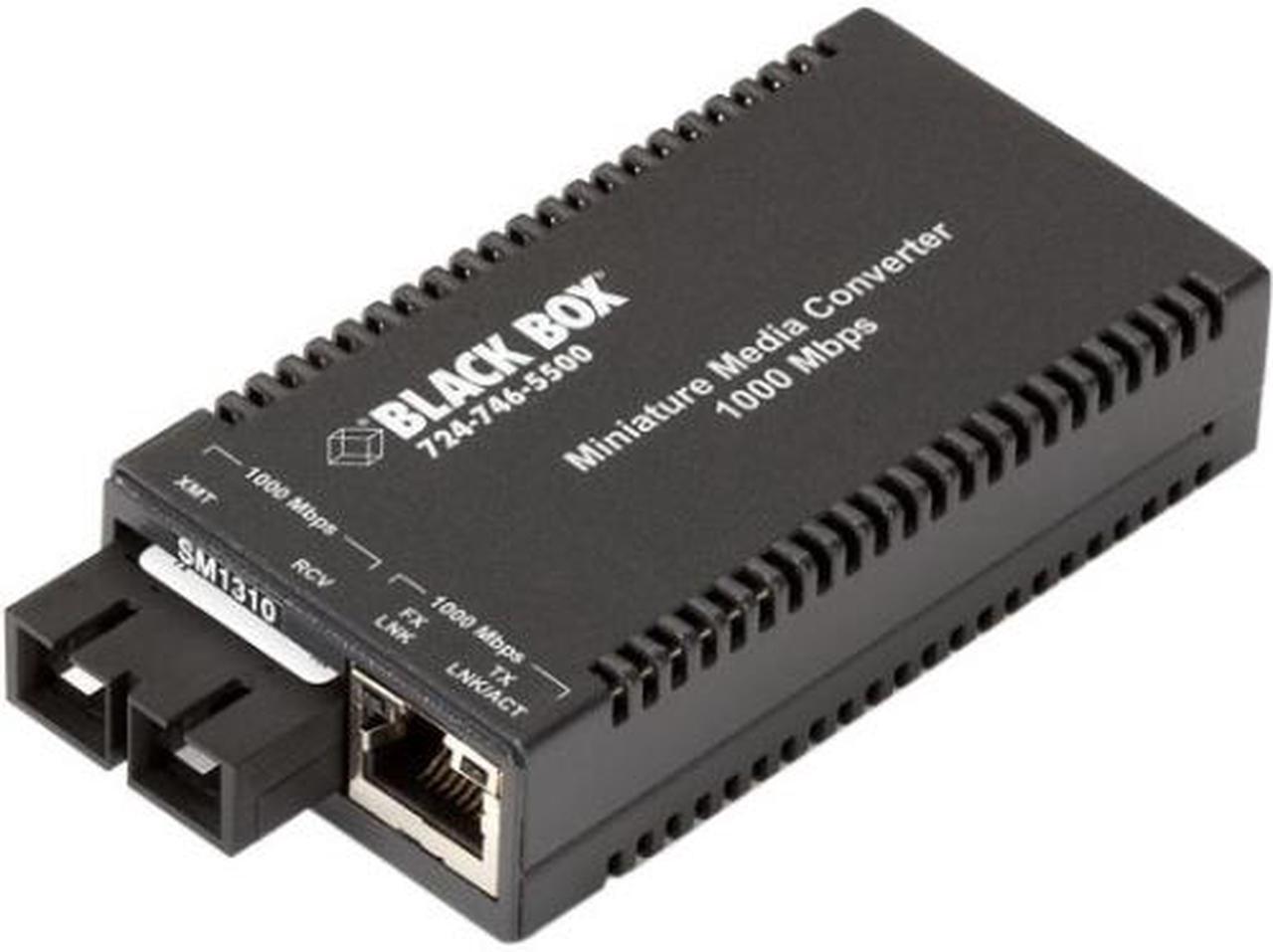 Alt view image 5 of 11 - Black Box PoE PD Media Converter 10Base-T/100Base-TX to 100Base-FX Multimode ST