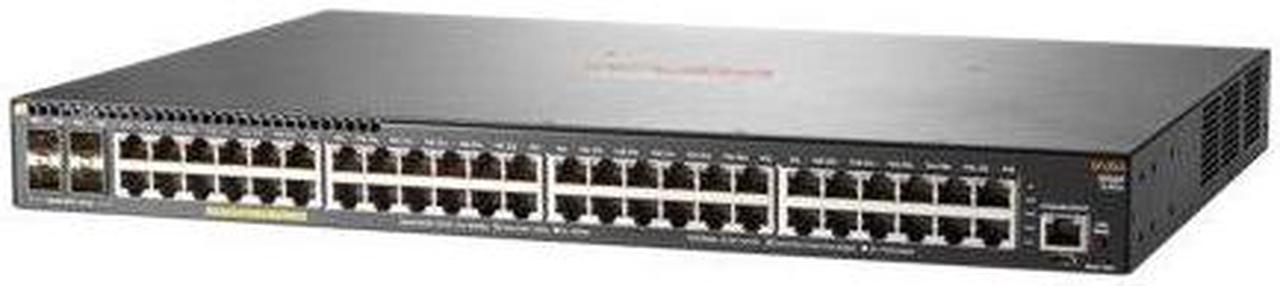 HPE Aruba 2930F 48G PoE+ 4SFP+ - switch - 48 ports - managed - rack-mou (JL256A)