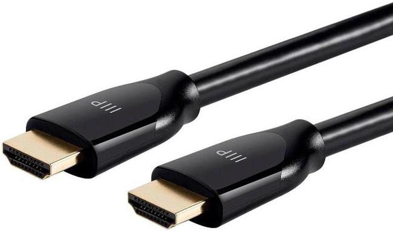 Monoprice Certified Premium High Speed HDMI Cable, 4K @ 60Hz, HDR, 18Gbps, 28AWG, YUV 4:4:4, 15ft, Black