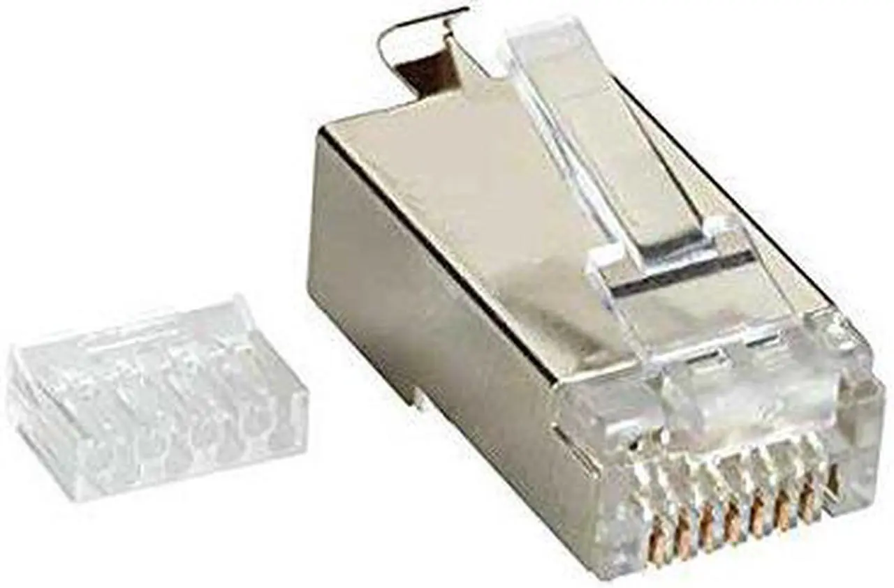Main image of MODULAR PLUG - CAT6, SHIELDED, RJ-45, 50-PACK, GSA, TAA, 45 DAY STANDARD RETURN