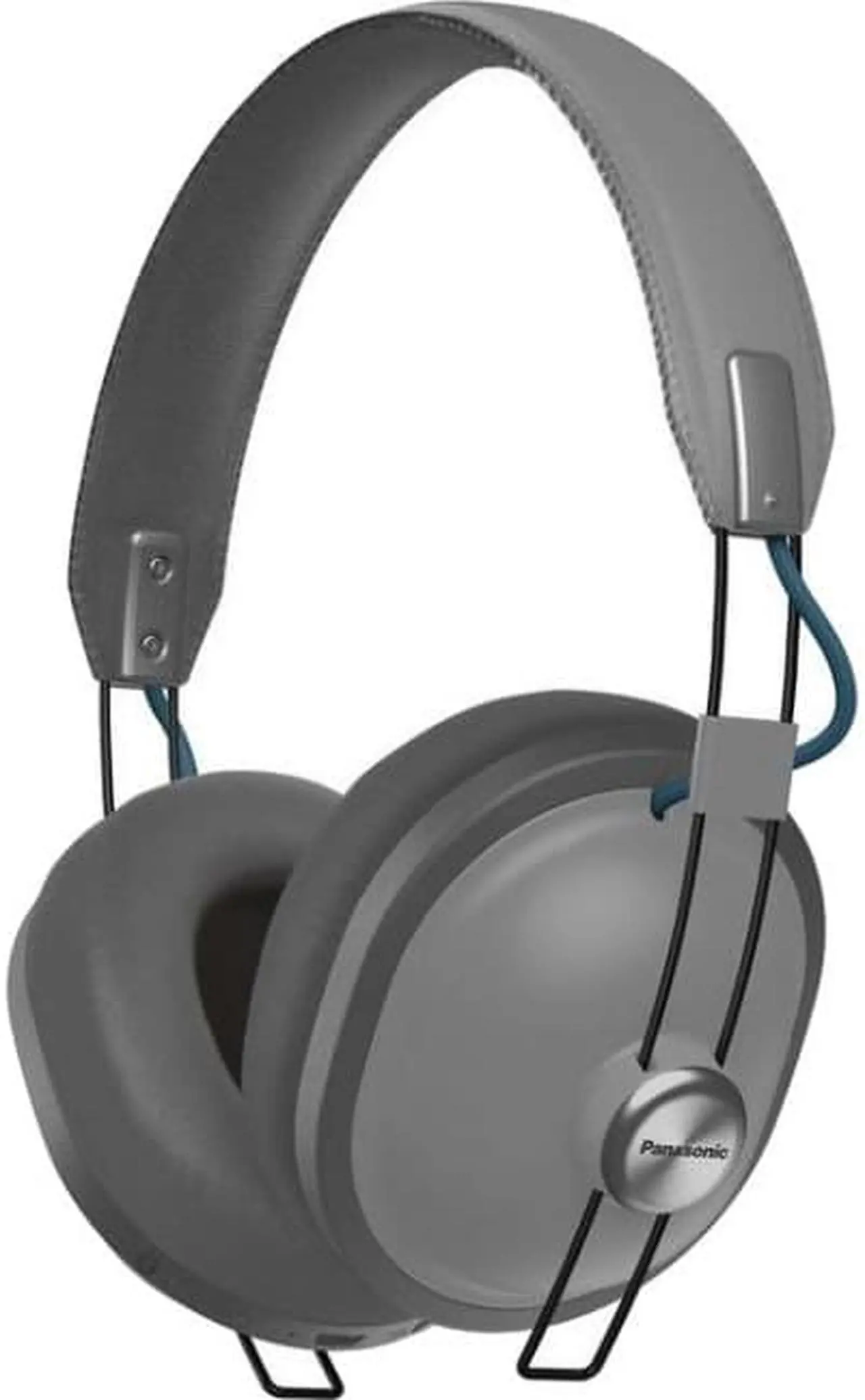Alt view image 6 of 9 - Panasonic Retro Over-The-Ear Headphones with Bluetooth 24-Hour Playback (RP-HTX80B-H)