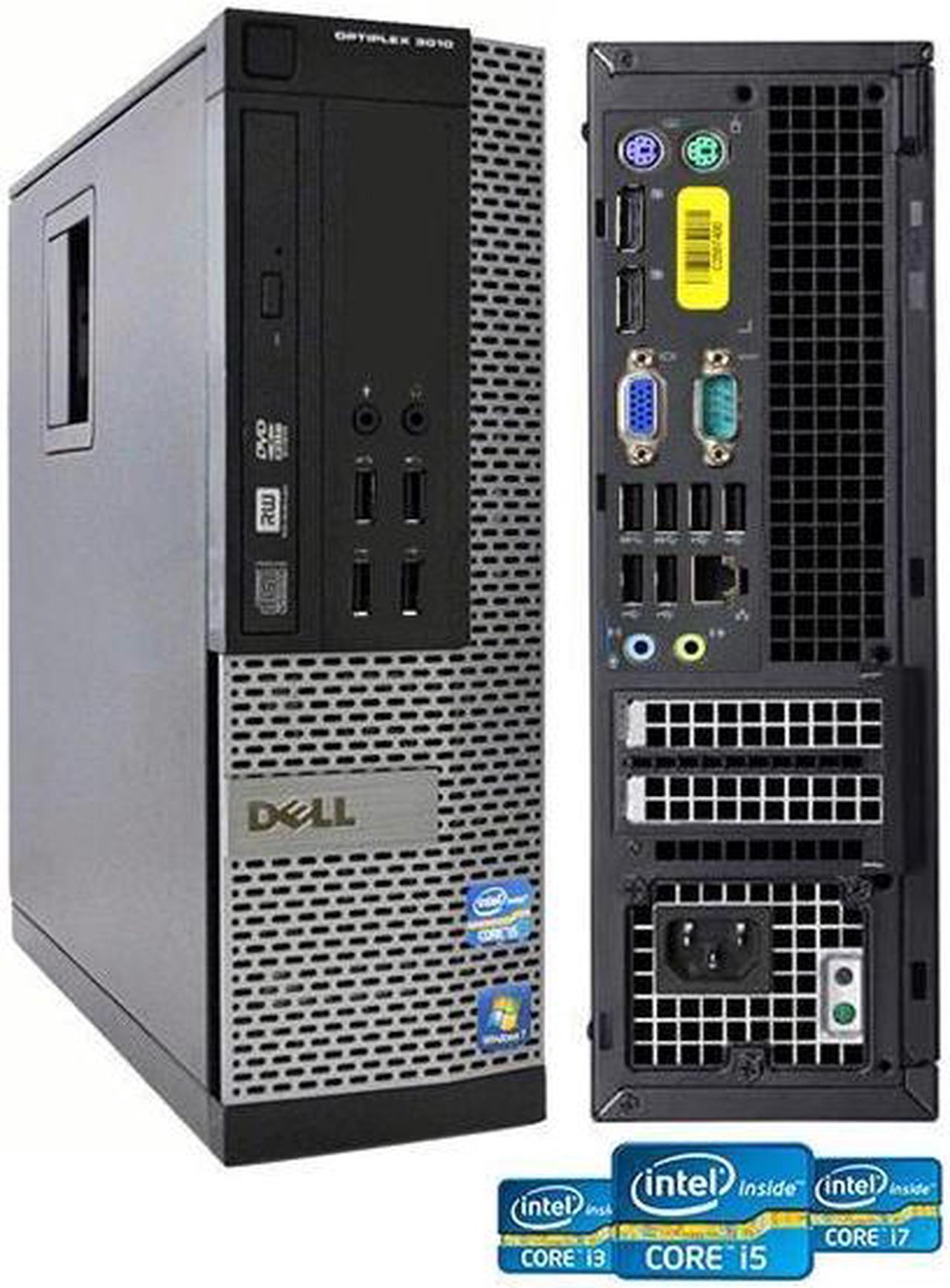 Main image of Dell OptiPlex 9020 SFF Desktop 4th Gen Intel Core i5-4570 3.2GHz 8GB RAM 128 GB SSD DVD-RW Windows 10 Professional 64-Bit