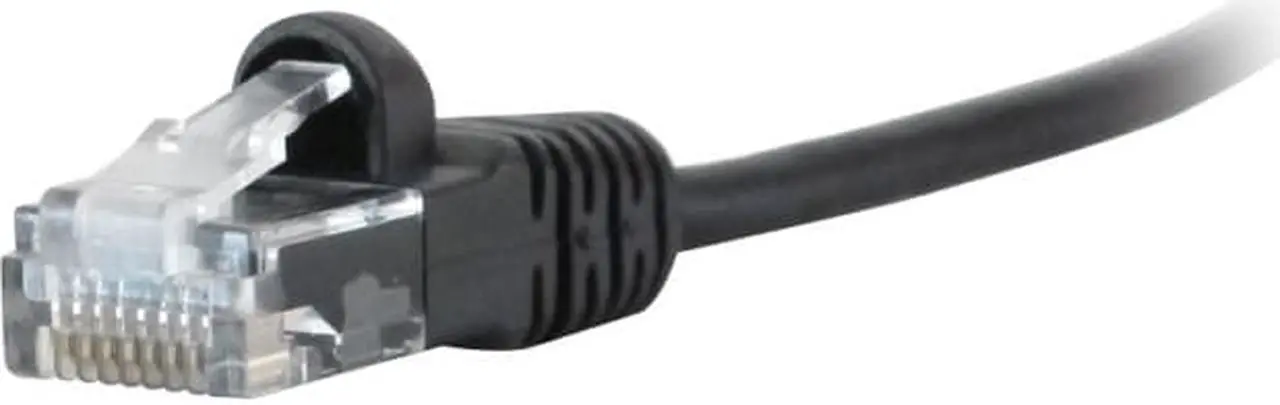 Alt view image 3 of 3 - Comprehensive MicroFlex Pro AV/IT CAT6 Snagless Patch Cable Black 3ft - Category 6 for Network Devic
