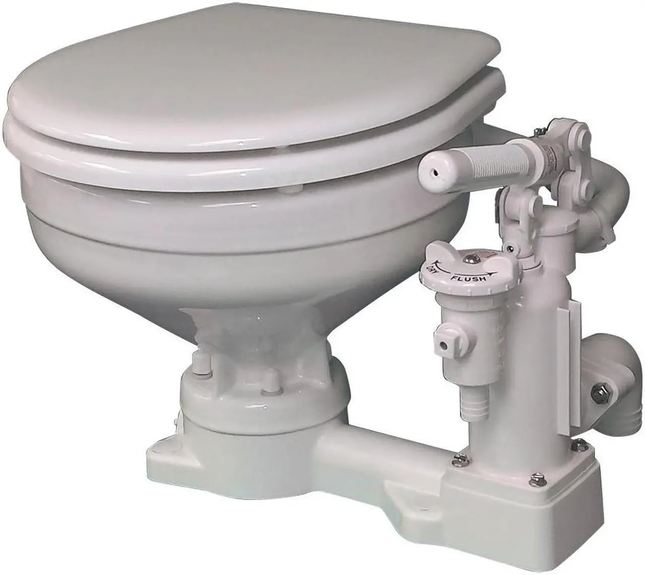 Alt view image 5 of 7 - RARITAN ENGINEERING RARITAN PH SUPERFLUSH TOILET WITH SOFT-CLOSE LID P101