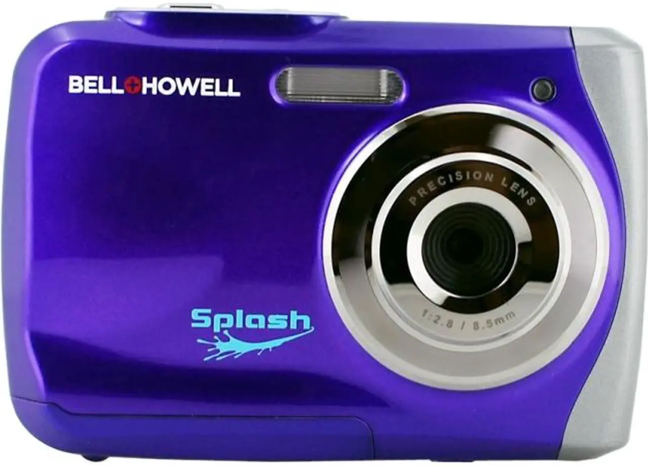 Alt view image 12 of 14 - BELL+HOWELL WP7-P 12.0 Megapixel WP7 Splash Underwater Digital Camera ,Purple