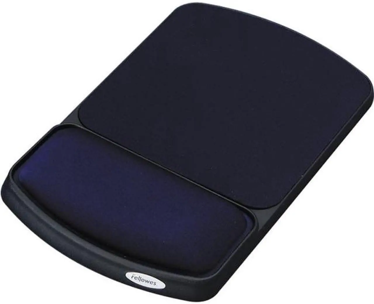 Main image of Fellowes Inc. 98741 Fellowes Gel Wrist Rest and Mouse Rest - Sapphire/Black - 10.1" x 6.3" x 0.9" Dimension - Sapphire - Gel, Lycra - Wear Resistant, Tear Resistant
